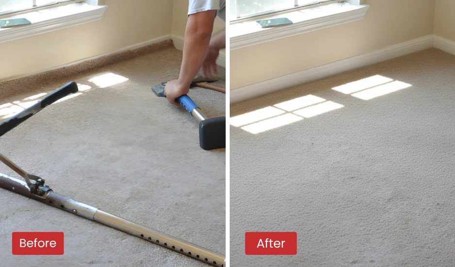 Carpet Installation Before & After